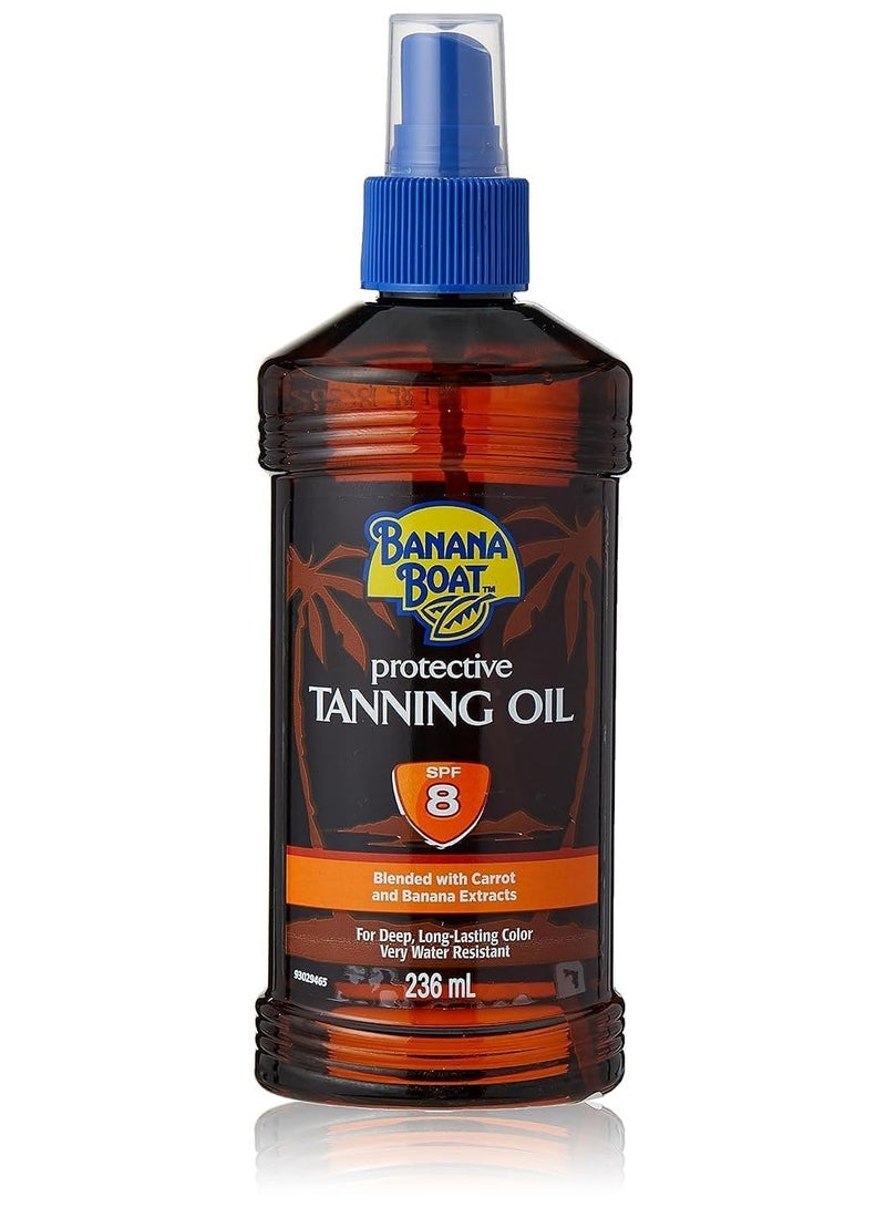BANANA BOAT Protective Tanning Oil Spf 8 236 ML - Image 1