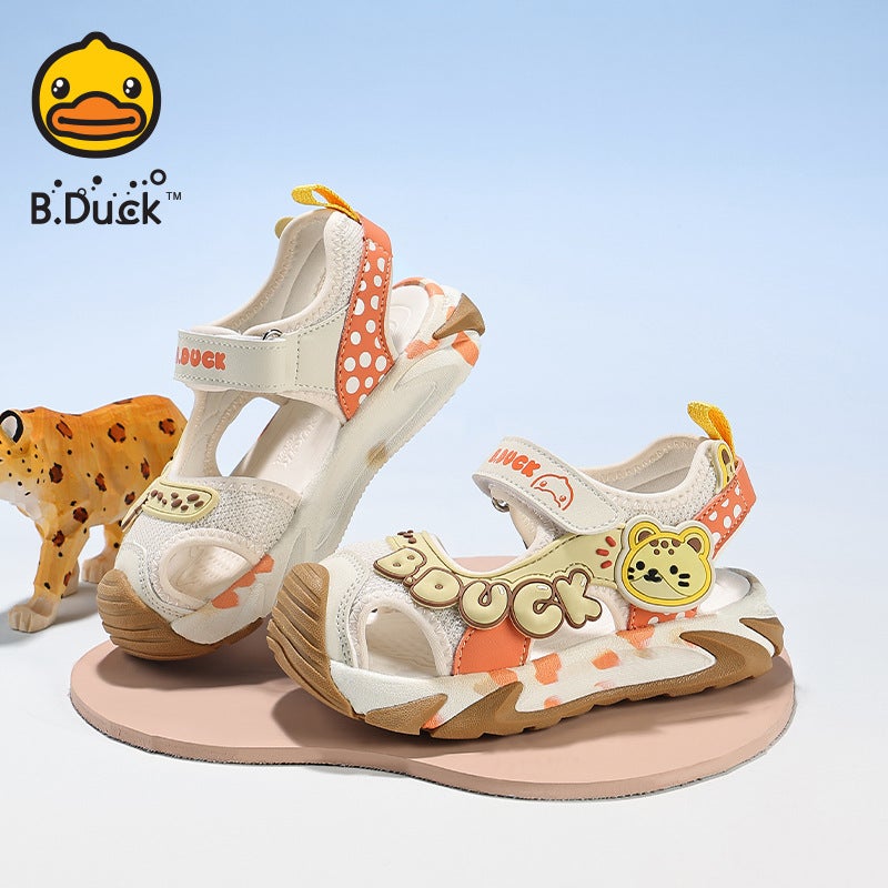 Authentic B.Duck New Children'S Cartoon Sandals Fashion Boys' Shoes Hollow Breathable Outdoor Baotou Girls' Shoes - Image 4