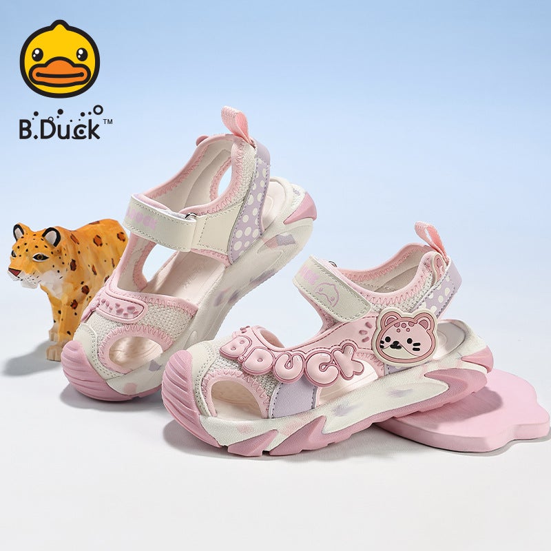 Authentic B.Duck New Children'S Cartoon Sandals Fashion Boys' Shoes Hollow Breathable Outdoor Baotou Girls' Shoes - Image 5