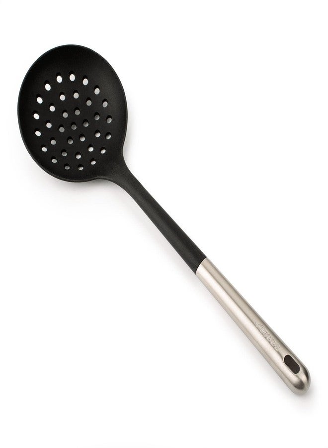 ARCOS Professional Skimmer. Stainless Steel Handle and Body. Heat Resistant up to 240ºC. Dishwasher Safe. Black Color - Image 1