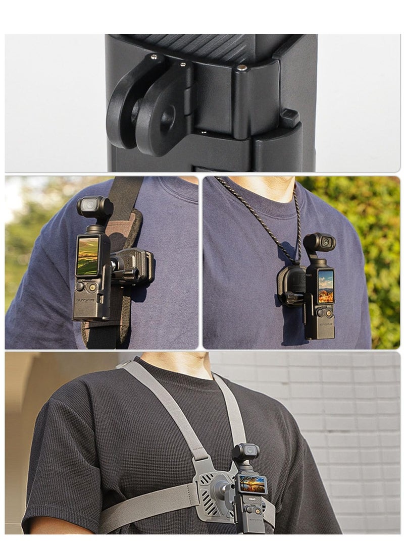 Generic - Versatile Camera Extension Adapter for DJI Osmo Pocket 3 - Includes Protective Cage, Tripod Mount, and Bike Clamp for Ultimate Flexibility - Image 1