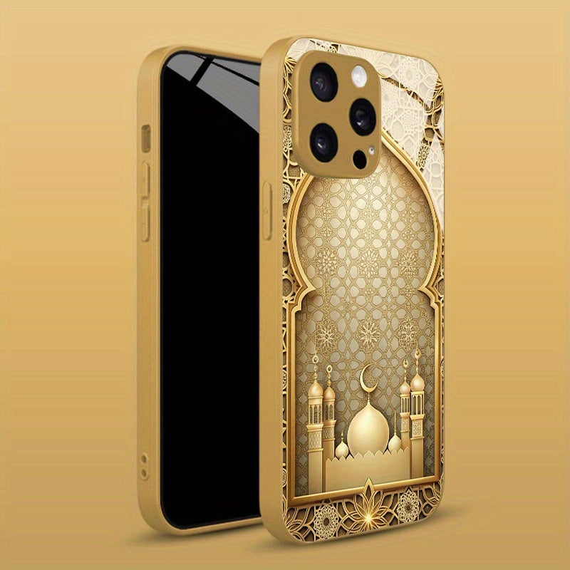 Elegant Islamic Architecture Phone Case - Luxurious Ultra-Clear Tempered Glass Design for iPhone Models - Image 4