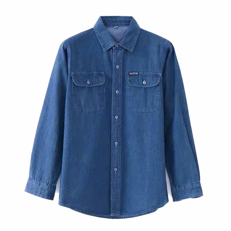Spring Denim Jacket Men'S Korean-Style Fashion Brand Youth Casual Work Jacket Handsome All-Match Boys - Image 1