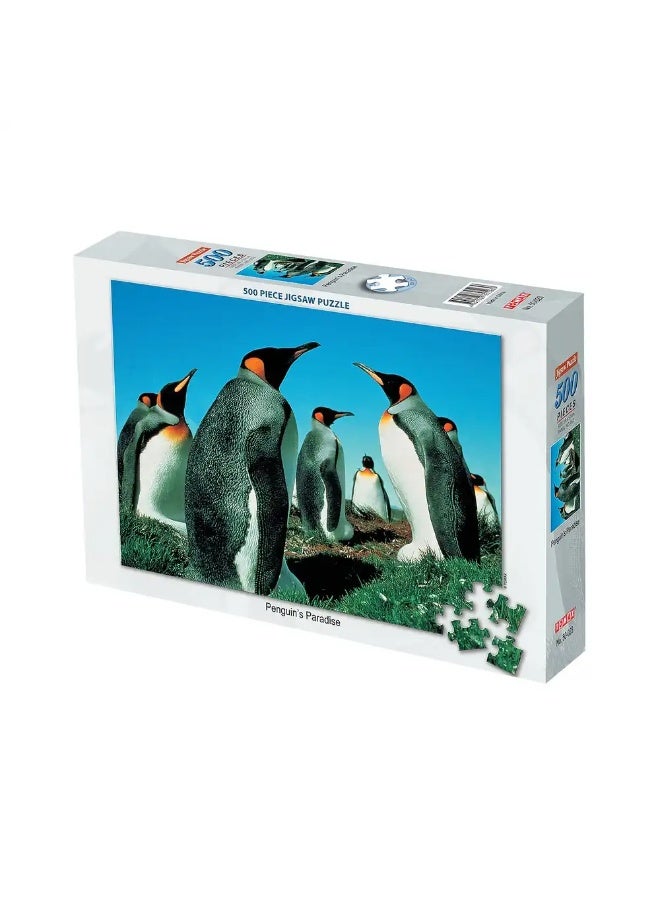 TOMAX Penguin's Paradise Puzzle 500 Pieces - 50-023  - Image 1