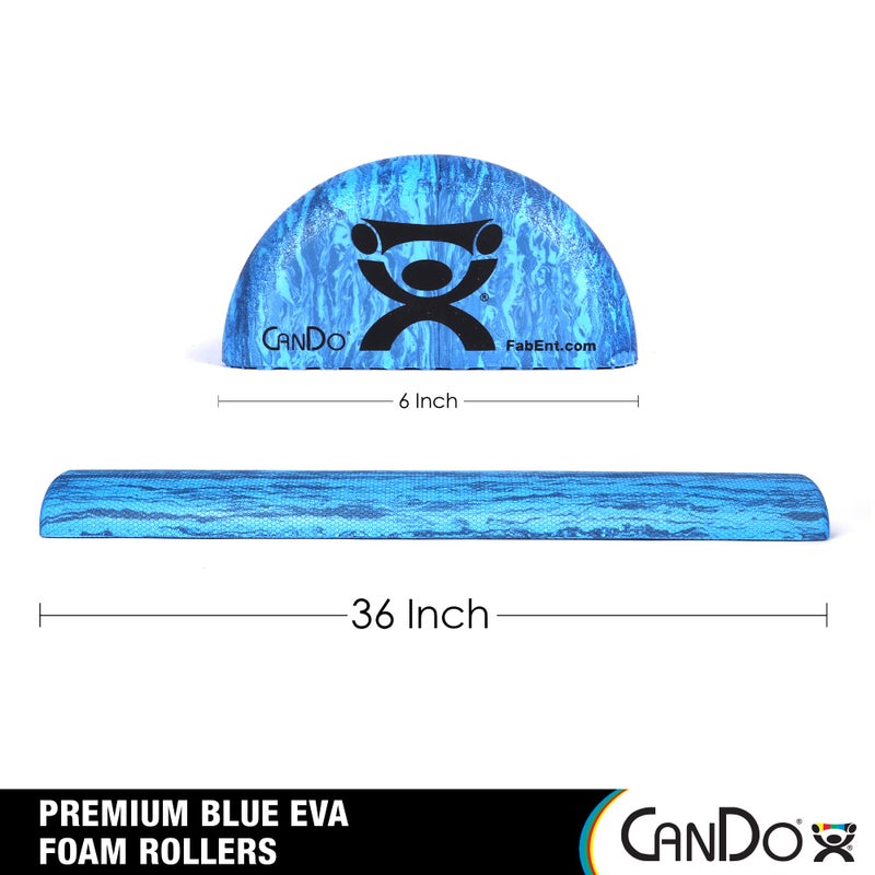CanDo Heavy Duty EVA Foam Roller, Half Round, 6" X 36" - Image 2