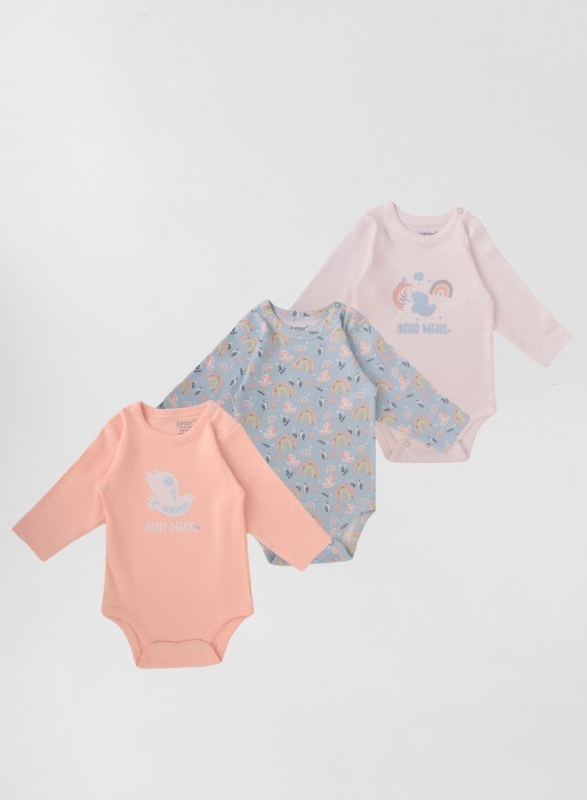 جونيور بادي سوت قطن عبوة 3 قطع بيبي للجنسين - Image 1