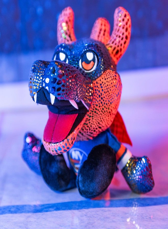 Bleacher Creatures New York Islanders Sparky Mascot 8" Kuricha Sitting Plush Toy with Metallic Holographic Finish - Official NHL Licensed Collectible - Image 4