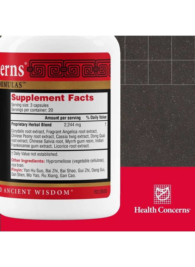 Health Concerns Channel Flow - Muscle Tension Supplement - Blood Support - 60 Capsules - Image 2