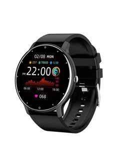 RollsTimi  Men's and women's smartwatches, fitness trackers and heart rate, blood pressure, blood oxygen, sleep monitor IP67 waterproof 1.28" full touch screen fashion sports watch Android IOS, RT-ZL02Pro Black  - Image 1
