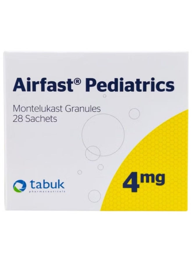 أكياس إيرفاست للأطفال 4 ملغ، 28 كيسًا