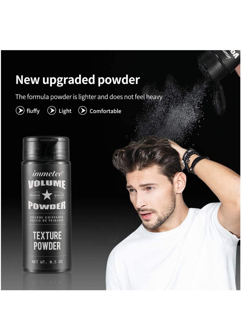 Immetee مسحوق خافي حجم الشعر، للتحكم في الضوء، رقيق ومطفأ اللمعة، ومرطب للشعر، ومكثف للشعر، ومسحوق تصفيف الشعر للجنسين، 0.5 أونصة - Image 5
