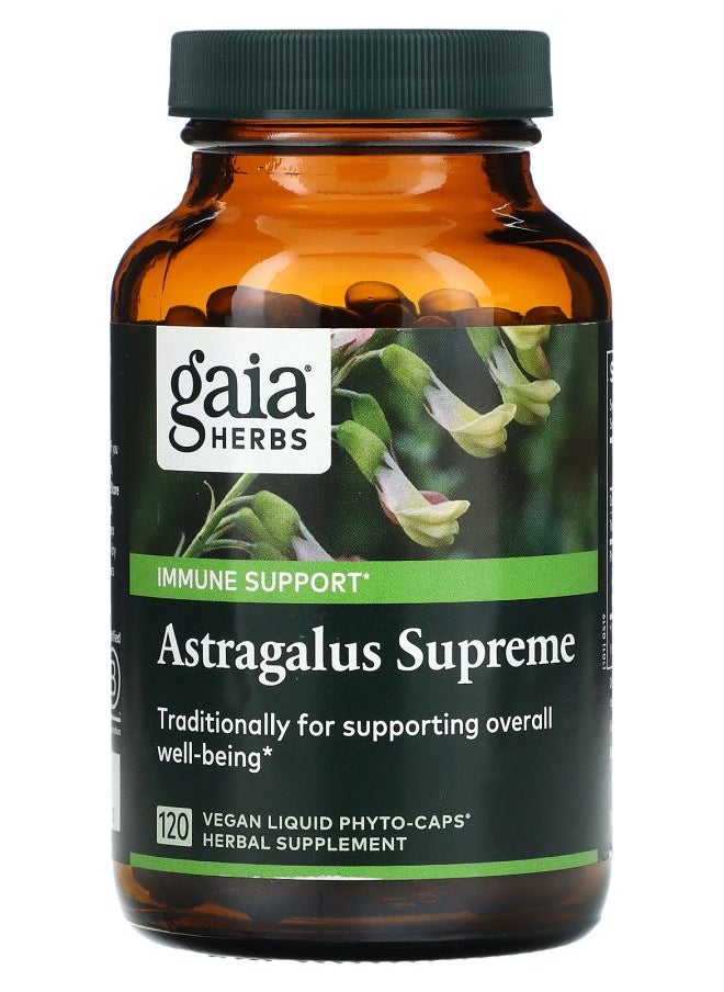 Gaia Herbs Astragalus Supreme 120 Vegan Liquid Phyto-Caps 