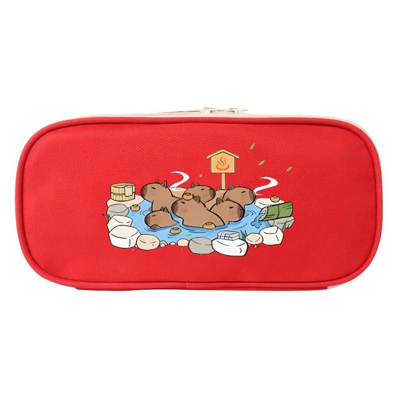 Kappi Bala Pencil Case Cartoon Student Zipper Pencil Case Children'S Canvas Storage Stationery Box Multi-Color Western Style Pencil Case - Image 1