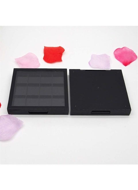 Empty Eyeshadow Palette 12 Grids Makeup Palette Refillable Cosmetic Container Pallet for Eyeshadow Lipstick Blush
