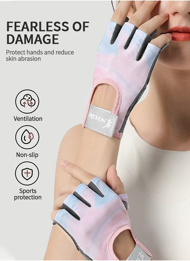 GROIC Weavke Gloves are All Protected, Gym Exercise Gloves, Refers to Joint Weight Weightless Gloves, Riding Gloves Silicone Shockproof Sports Gloves, Sports Protective Supplies  - Image 2