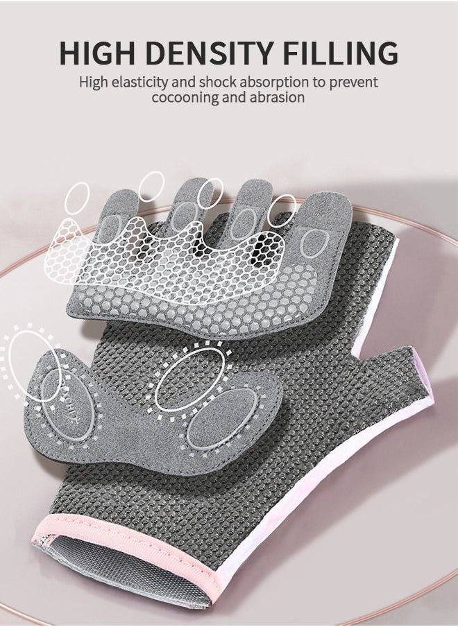 GROIC Weavke Gloves are All Protected, Gym Exercise Gloves, Refers to Joint Weight Weightless Gloves, Riding Gloves Silicone Shockproof Sports Gloves, Sports Protective Supplies  - Image 3