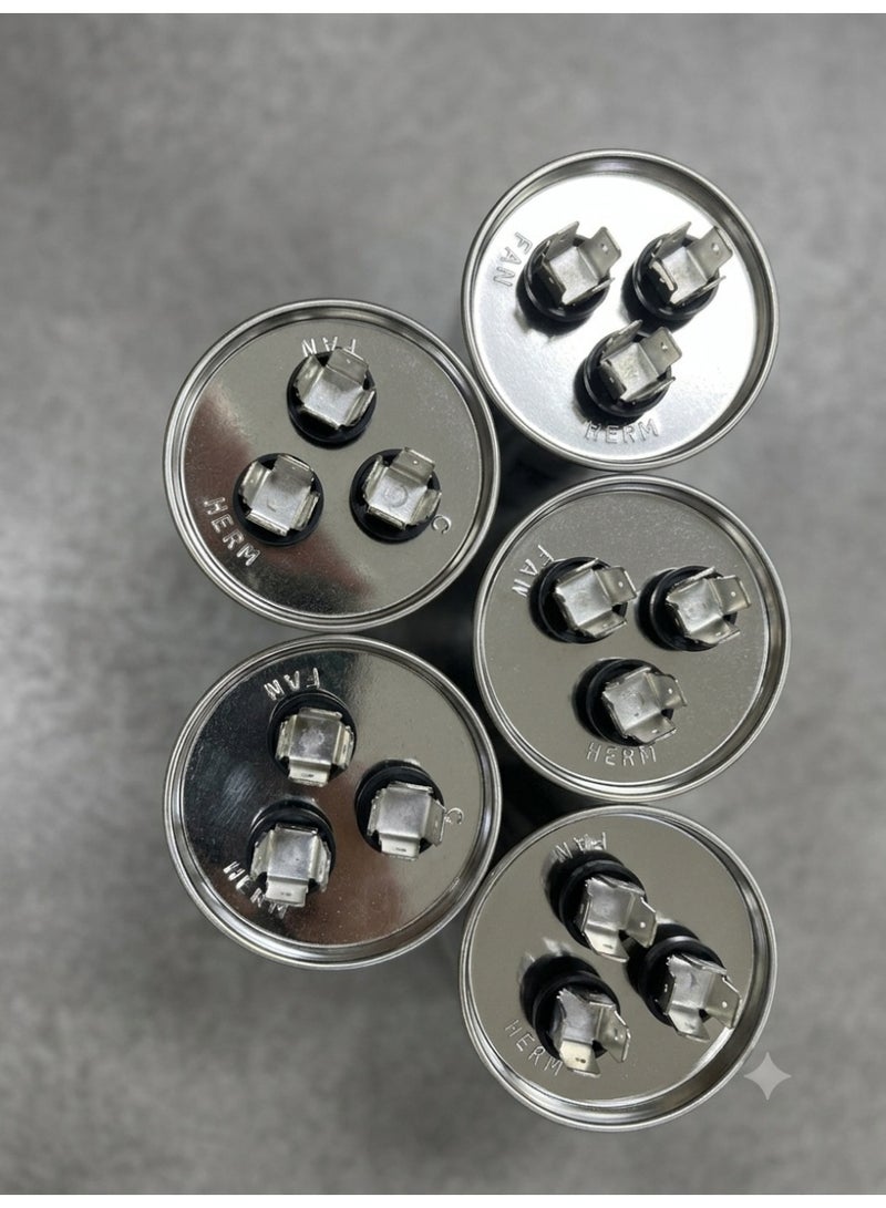 Xpert 55+5 uF Dual Run Capacitor for AC & Refrigeration (Set of 5 Pcs) – 450V AC, Heavy Duty - Image 3