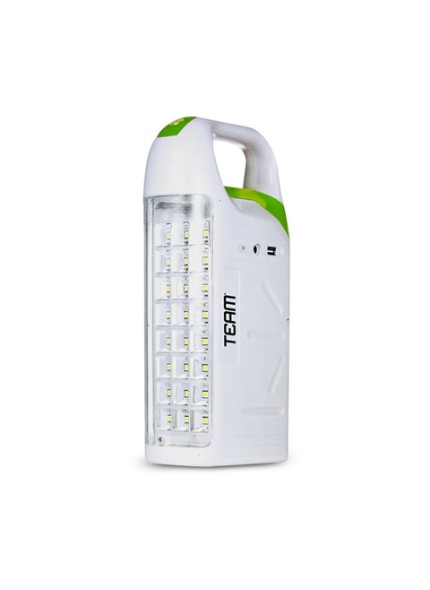 Rechargeable LED Lantern, Emergency Lantern with Portable Handle - 24pcs Hi-Power LEDs, 100 Hours Working - AC/DC/Solar Inputs