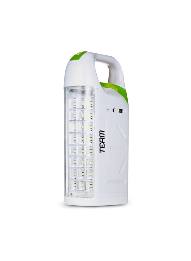 TEAM - Rechargeable LED Lantern, Emergency Lantern with Portable Handle - 24pcs Hi-Power LEDs, 100 Hours Working - AC/DC/Solar Inputs - Image 1