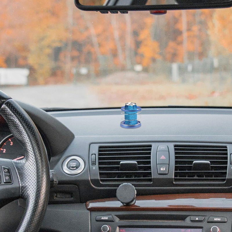 Large Blue Car Cup Holder With Spring Clip For Water Bottles Travel Accessory - Image 5