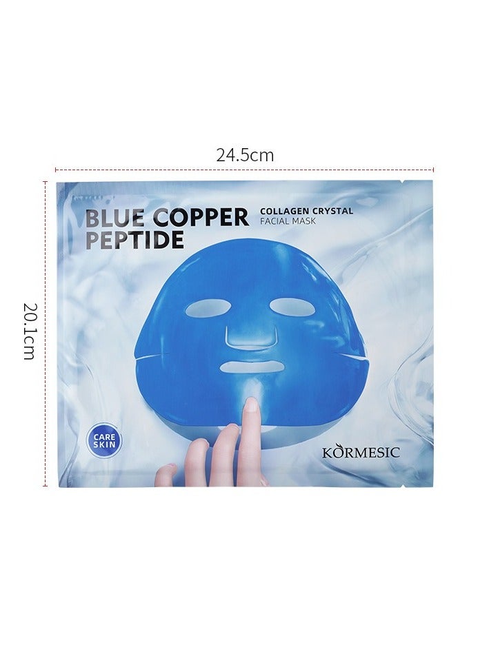Kormesic Blue Copper Peptide Collagen Crystal Mask - Sheet Mask 60g - Repairing & Firming  - Image 1