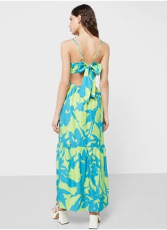 Ginger V-Neck Printed Dress  - Image 2