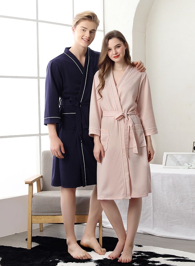 Bukela Bath Robe Kit for Couple Couple Bath Robe Bath Robe Kit Bathrobes for men and women Waffle Knit Lightweight Kimono Spa & Bath Robes for Couple - Quick Dry - Soft, Size: XL - Image 1