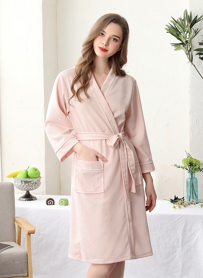 Bukela Bath Robe Kit for Couple Couple Bath Robe Bath Robe Kit Bathrobes for men and women Waffle Knit Lightweight Kimono Spa & Bath Robes for Couple - Quick Dry - Soft, Size: XL - Image 5