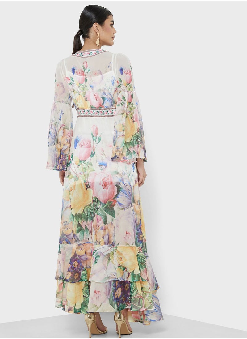ELLA Floral Print Dress  - Image 2