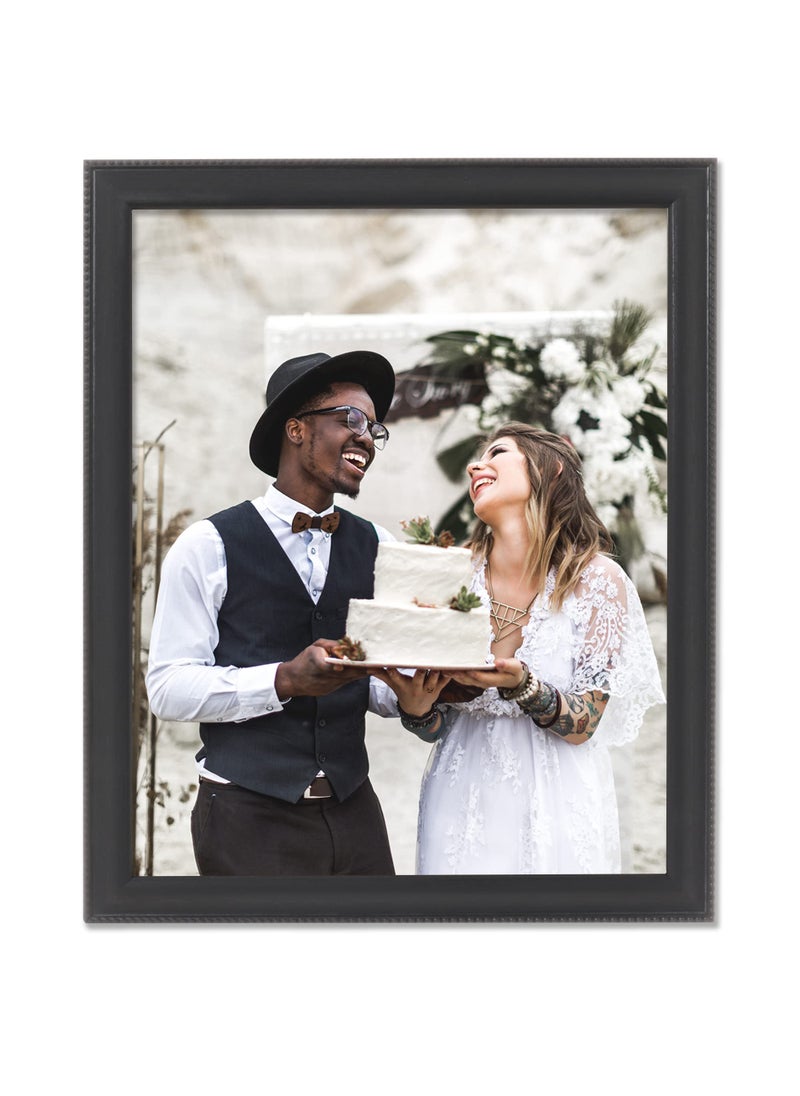 Lawrence Frames Lawrence Frames Classic Bead Picture Frame  8x10  Black  - Image 2