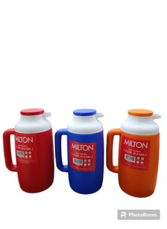 Milton Thermos Set For Water And Juices, Consisting Of Three thermos, With A Capacity Of 1.9 Liters, To Keep Cold And Hot, Made In India  - Image 2