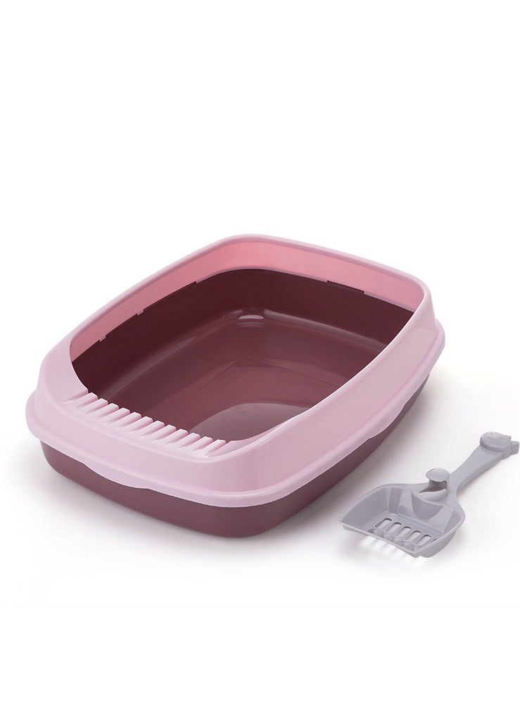 CAT LITTER OPEN CAT TOILET WITH SCOOP- 55*43*18.5cm - Image 1