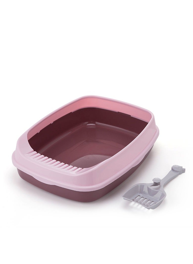 CAT LITTER OPEN CAT TOILET WITH SCOOP- 55*43*18.5cm - Image 2