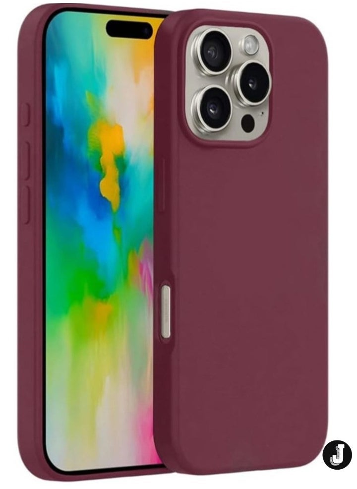 JAJEEK "Liquid Silicone Case for iPhone 16 Pro Max – Ultra Slim Design, Soft Anti-Scratch Microfiber Lining & Drop Protection" - Image 1