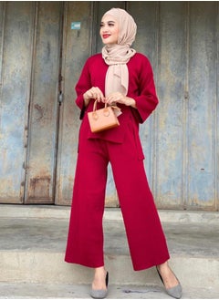 Women's Solid Color Split Set
