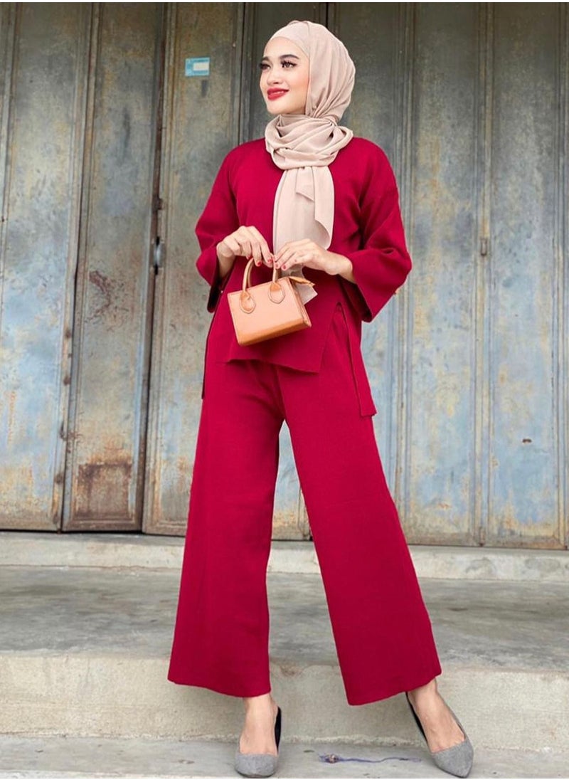 Loquat - Women's Solid Color Split Set - Image 1