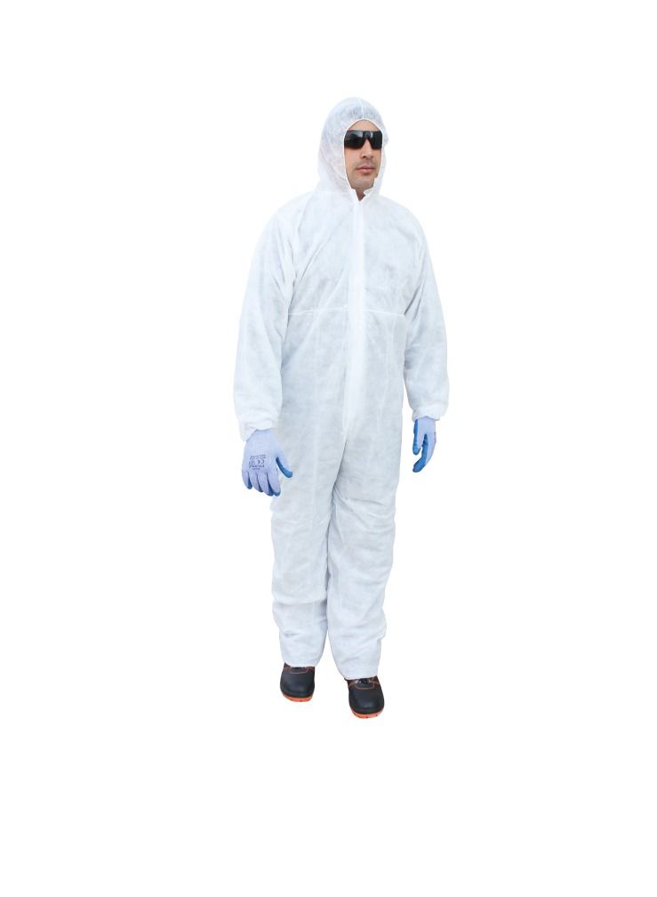 Disposable Pretective Dust Proof Isolation, Medical And Labs Coverall White 3XL