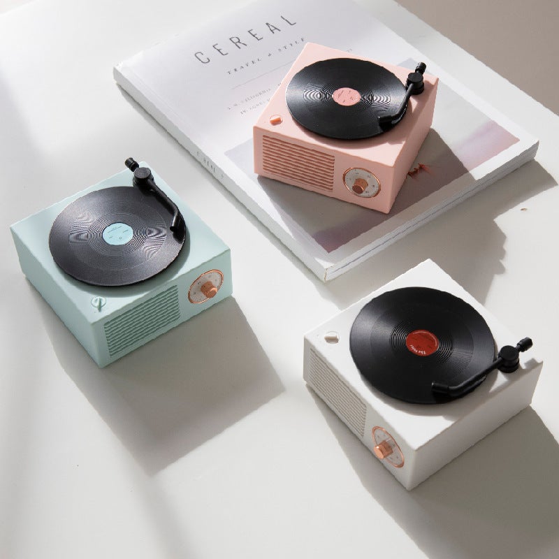 X10 Vinyl Record Player Bluetooth Stereo Square Private Model Portable Retro Phonograph Bluetooth Speaker Gift - Image 3