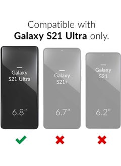 MIGOFAST Samsung Galaxy S21 Ultra Soft Silicone Gelly Rubber Cover Shockproof Matte Finish Back Cover Inner Fabric Lining with Camera Protection Case for Galaxy S21 Ultra Black  - Image 2