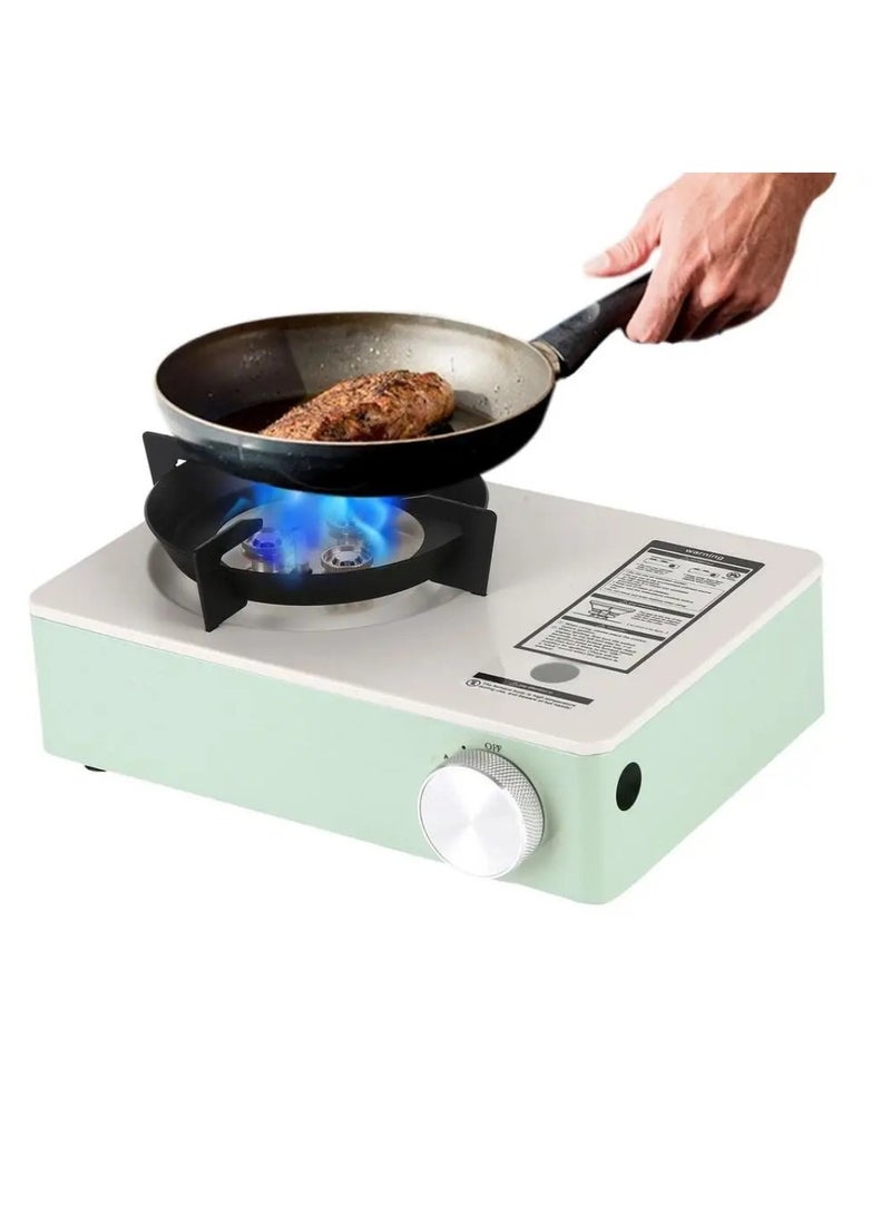 YanChuan Portable Camping Stove, Butane Gas Stove With Carrying Case For Cooking, Picnics, Hiking, BBQ Grilling Stainless Steel Single Burner Multicolor - Image 3