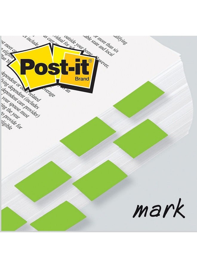 Post-it 3M 680Bg2 Postit Flags In Dispenser 1Inch Size Bright Green 100 Flags/Pack - Image 5