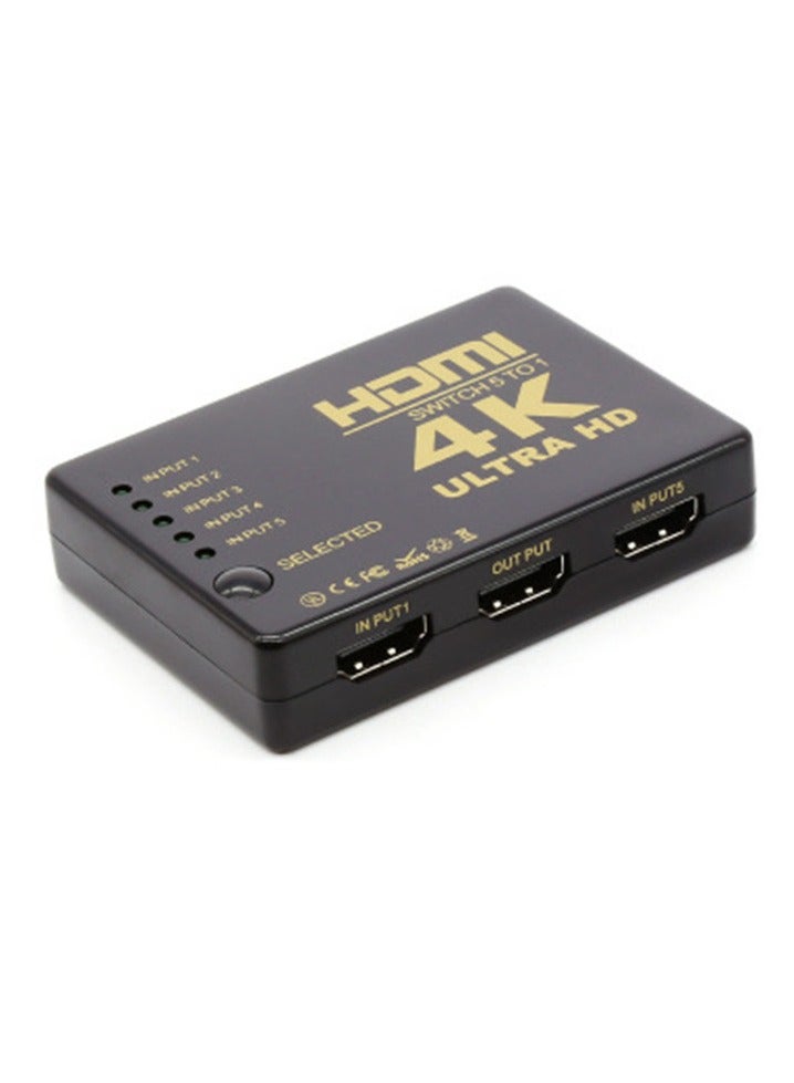 Loquat 5 In 1 High Performance Mini HD Amplifier Switcher Support Switching Function the IR Remote Control Andintelligent Function  - Image 3