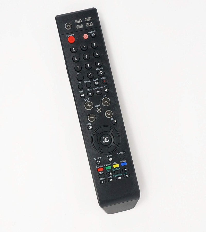 BOMAZ TV Remote Control Replacement for Samsung LCD LED TV BN59-00598A BN59-00599A LN-T2642H LNT2642HX LN-T4642H HP-S4253 LN-T4661F LN-T4042H LN-T4671F LN-T3242H LN-T3232H LN-T3242H/XAC LN-T3242HT - Image 1