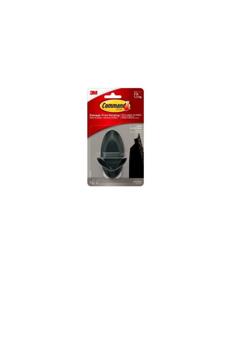 3M Command™ Slate Double Hook - Image 2