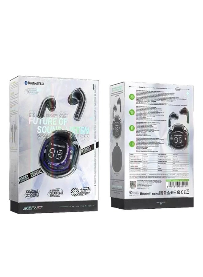 AceFast TWS Headset T8 Bright Black - Image 3