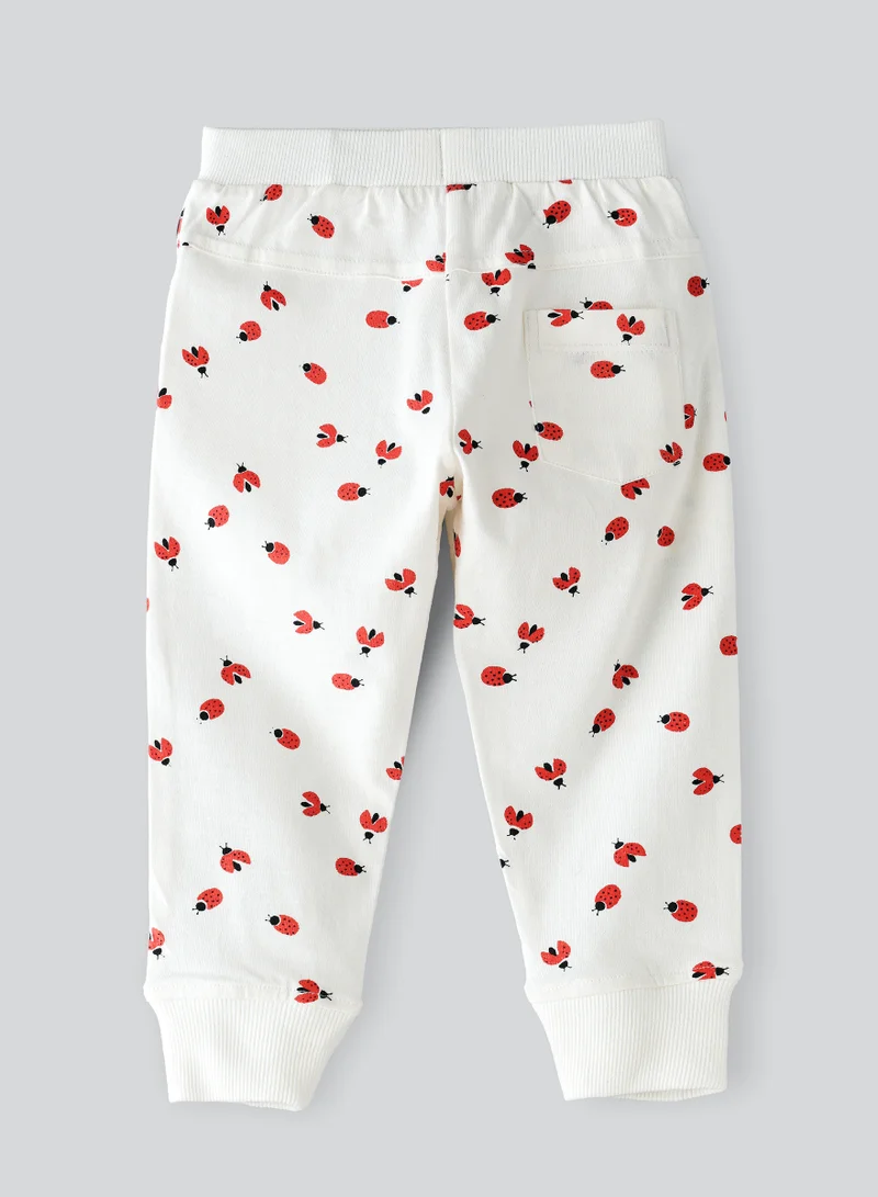 Jelliene Girls All Over Printed Knit Sweat Pants, Soft and Comfortable Sweatpants for Girls