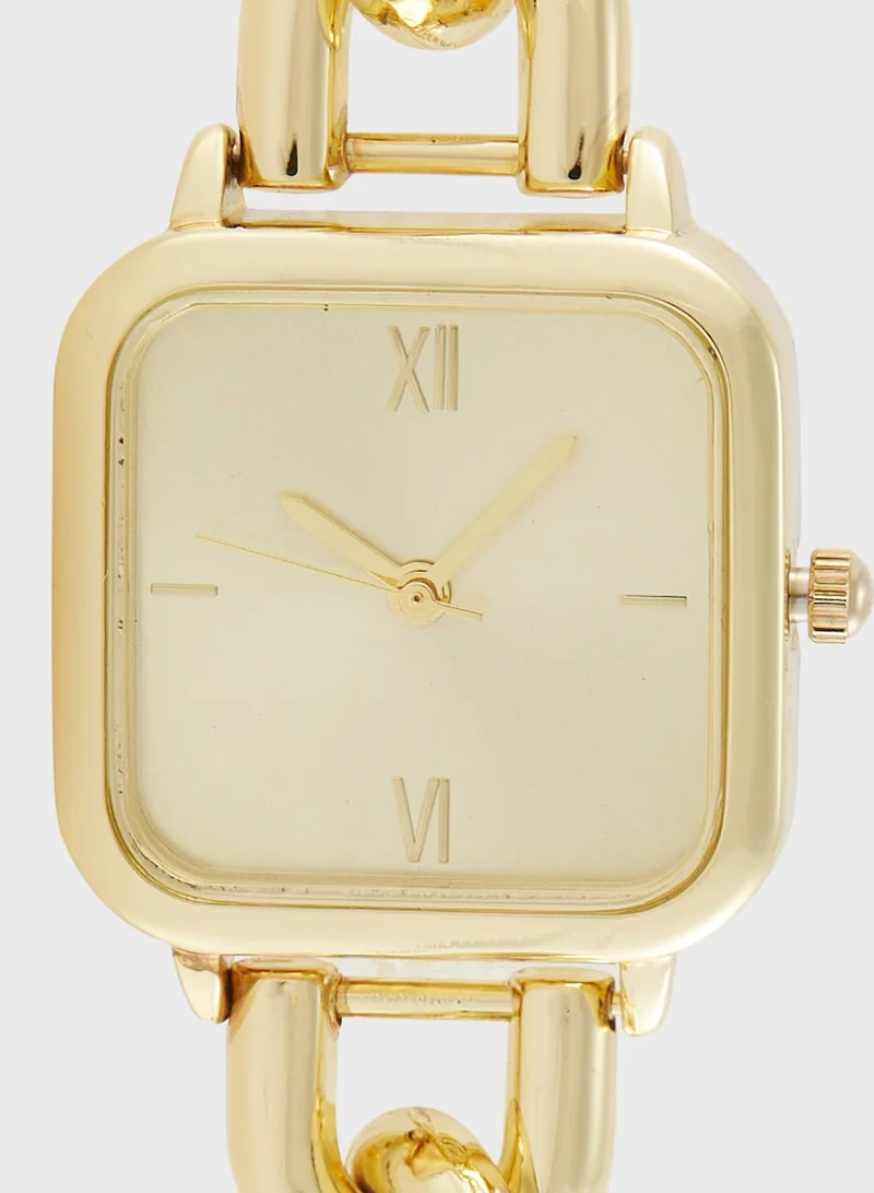 ELLA Square Dial Bracelet Strap Analogue Watch