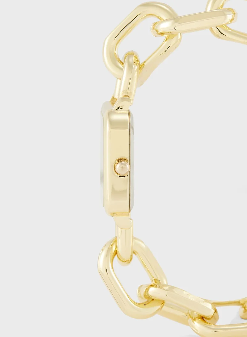 ELLA Square Dial Bracelet Strap Analogue Watch