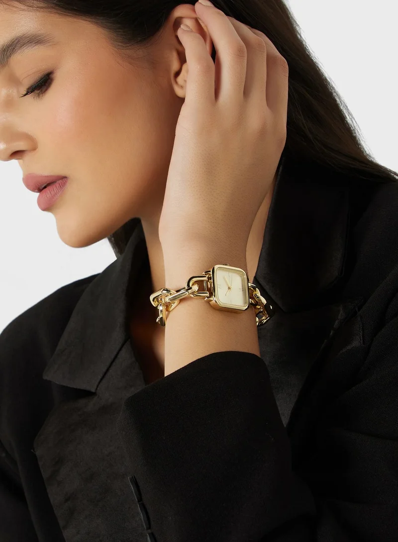 ELLA Square Dial Bracelet Strap Analogue Watch