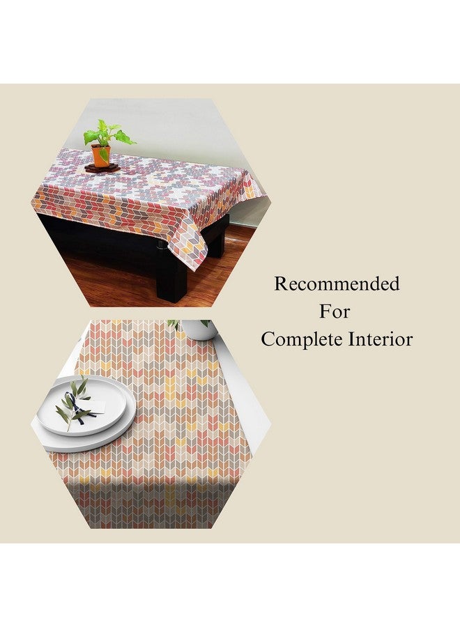BRICK HOME Geometrical Printed Poly Cotton 4 Seater Table Runner and Bed Runner ( 13 X 60 Inches with Tassel ), X-Small, Metal Grey - Image 5